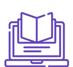 Icon BlendedLearning Purple