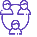 Icon Social Learning Purple