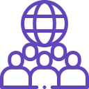 Icon efficient purple