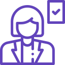Icon reliable purple