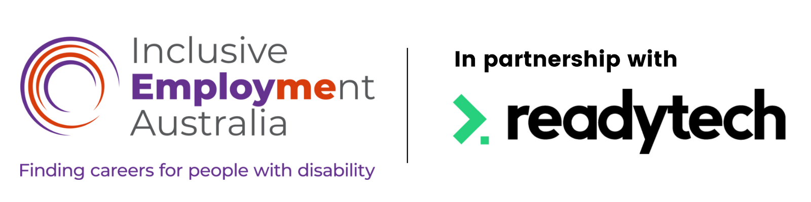 Inclusive Employment Australia. partnership ReadyTech