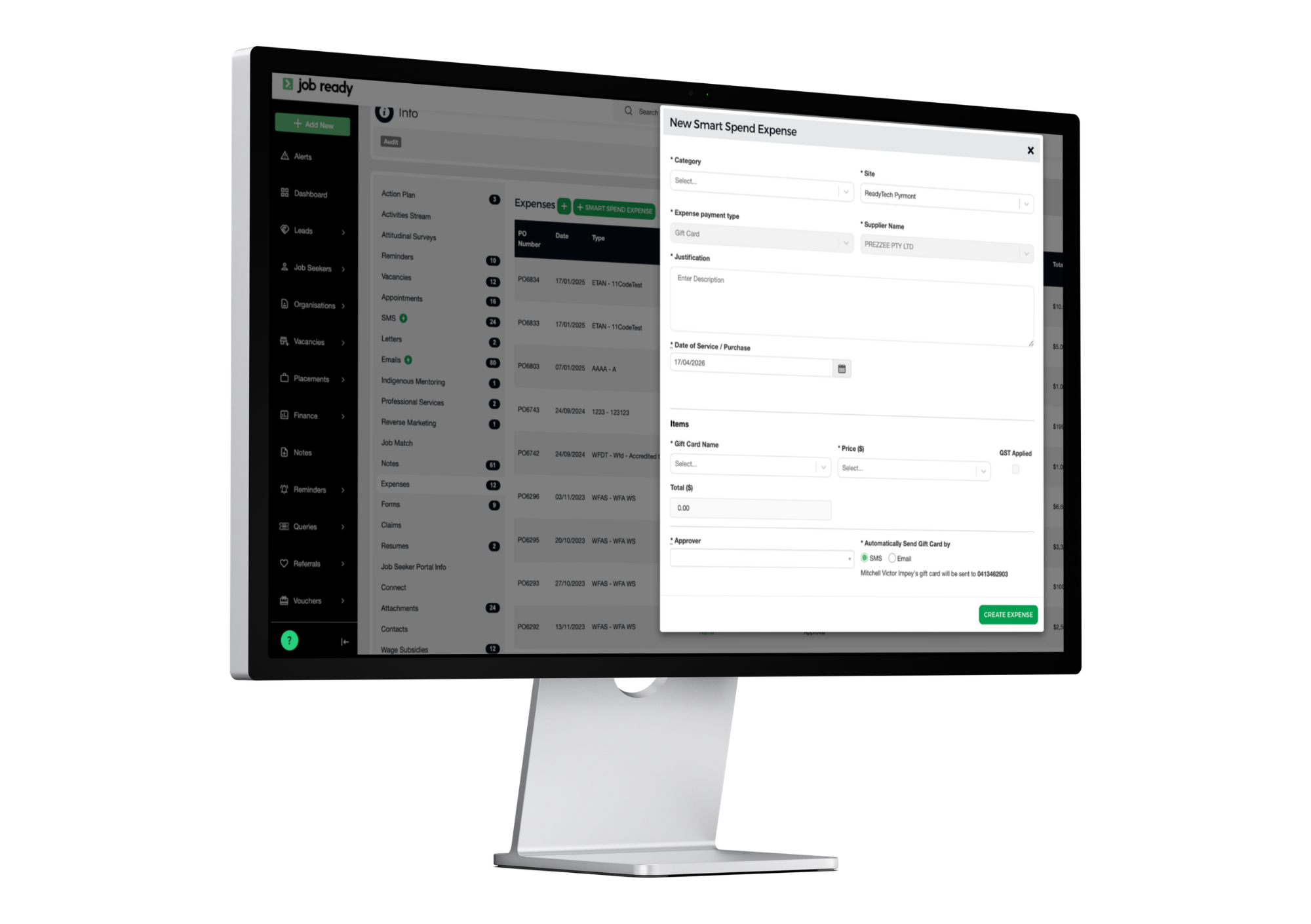 Job Ready Finance Module